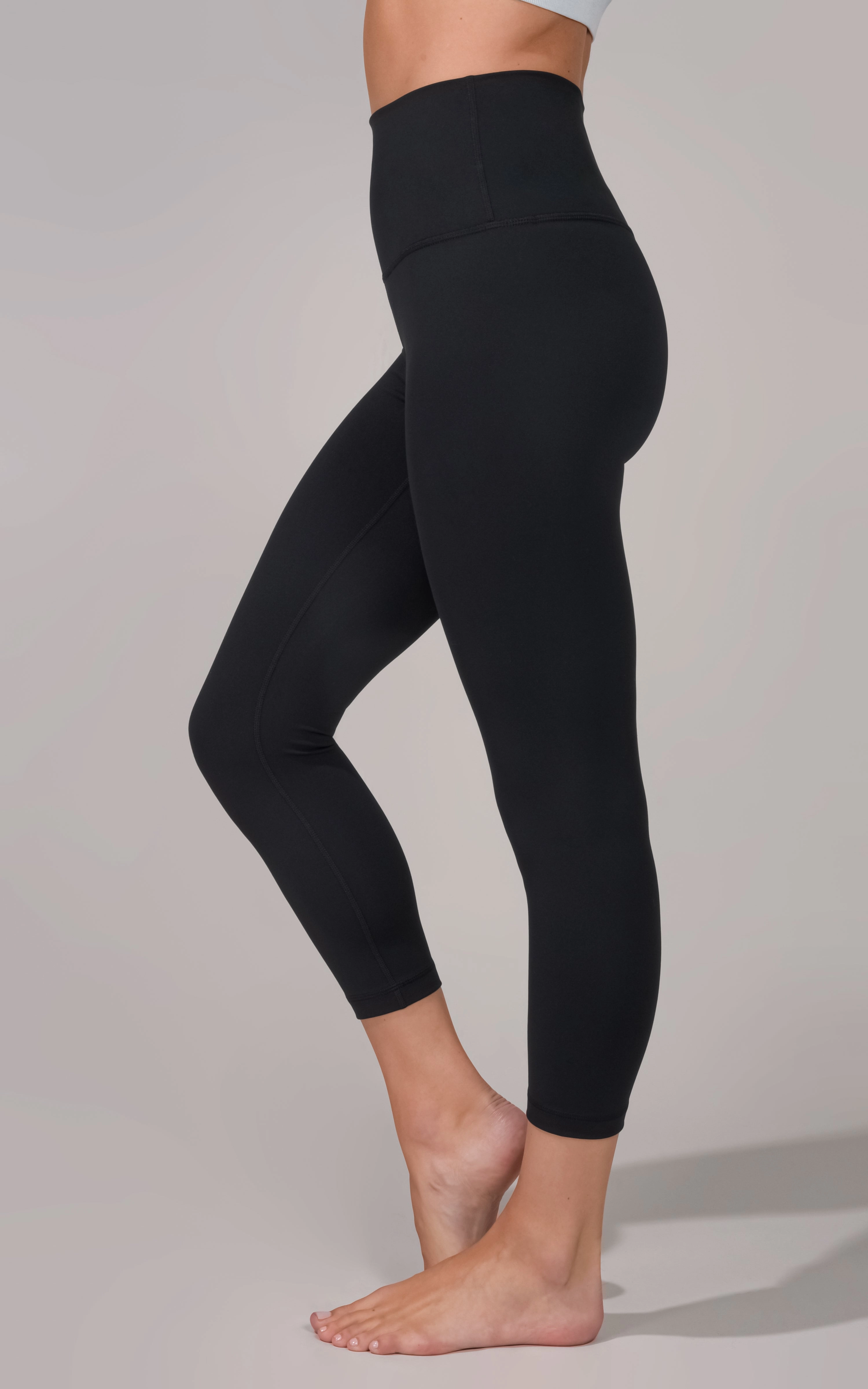 Lux Elastic Free High Waist Capri