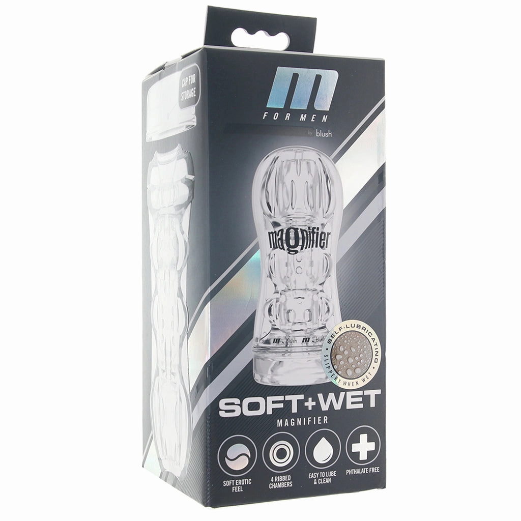 M Elite Soft   Wet Magnifier Self-Lubricating Stroker