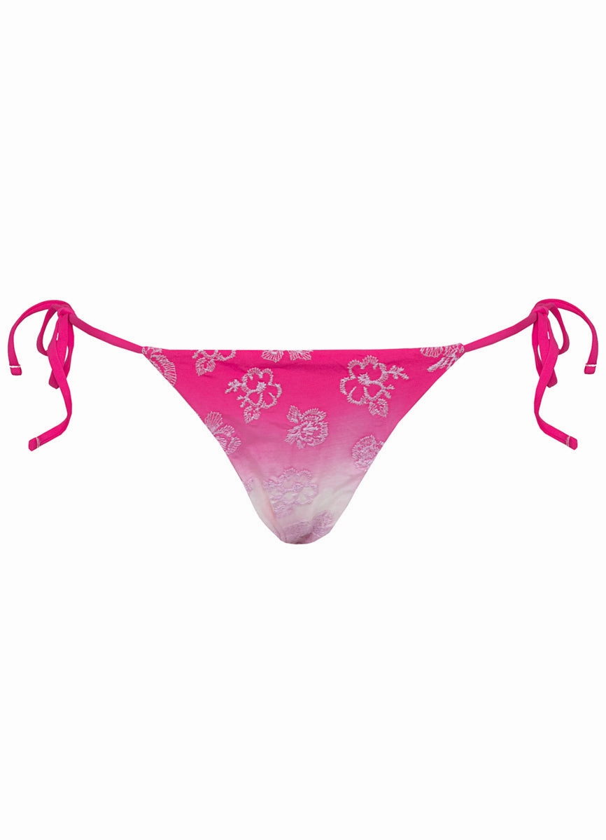 Maaji Blushing Pink Sunning Low Rise Tie Side Bikini Bottom