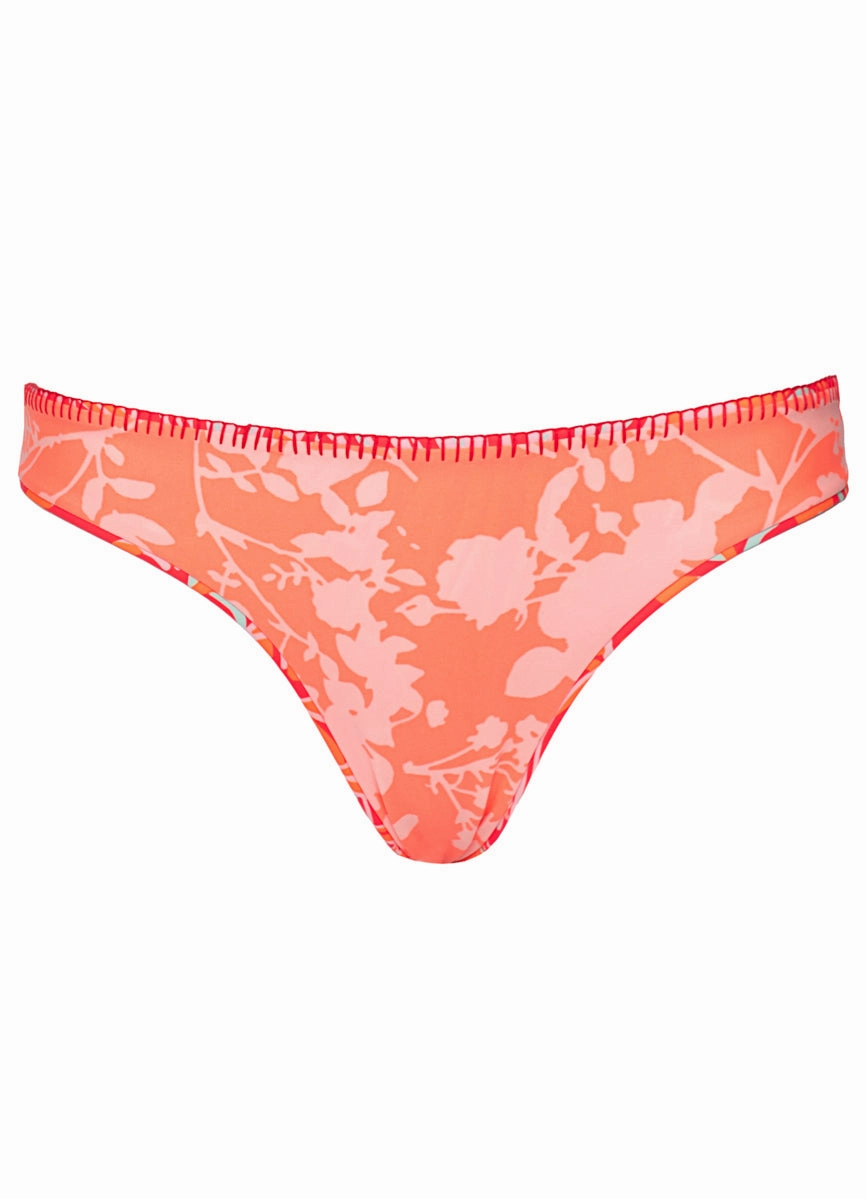 Maaji Coral Foliage Splendour Regular Rise Thin Side Bikini Bottom