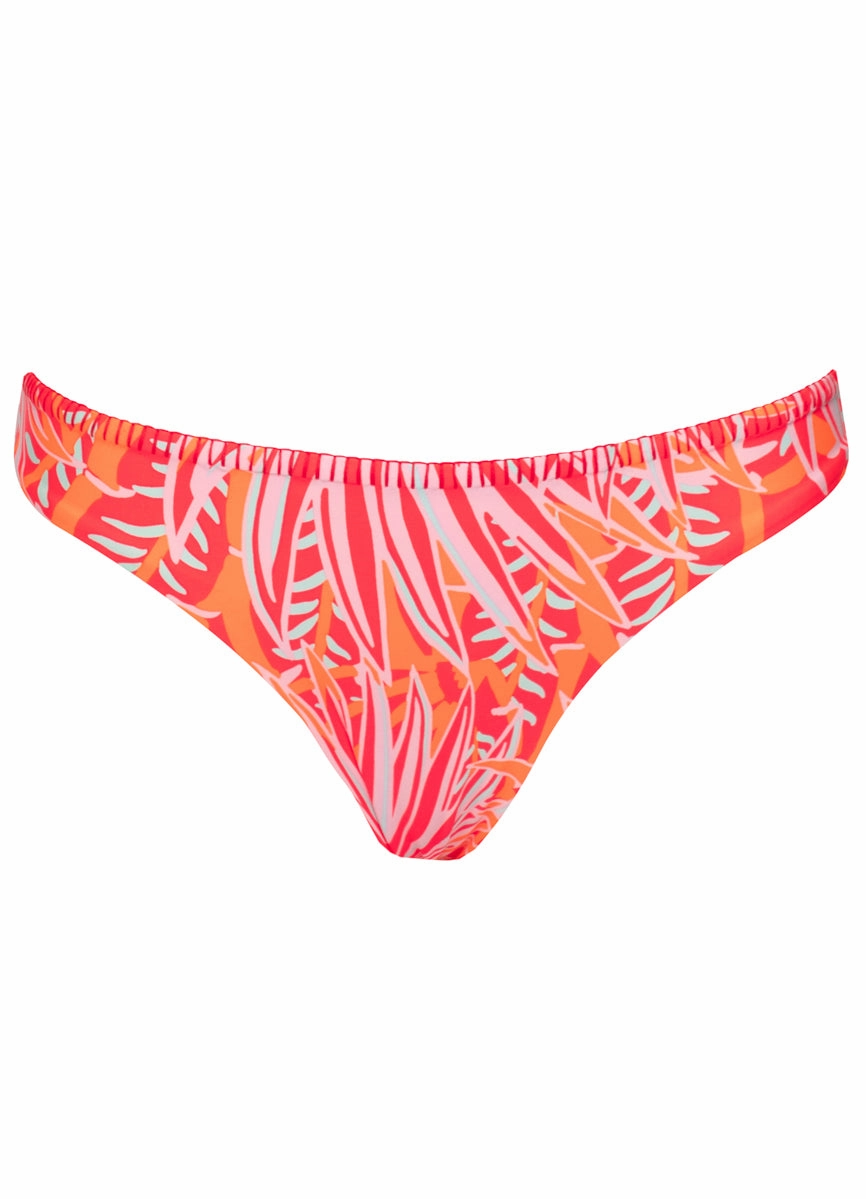 Maaji Coral Foliage Splendour Regular Rise Thin Side Bikini Bottom