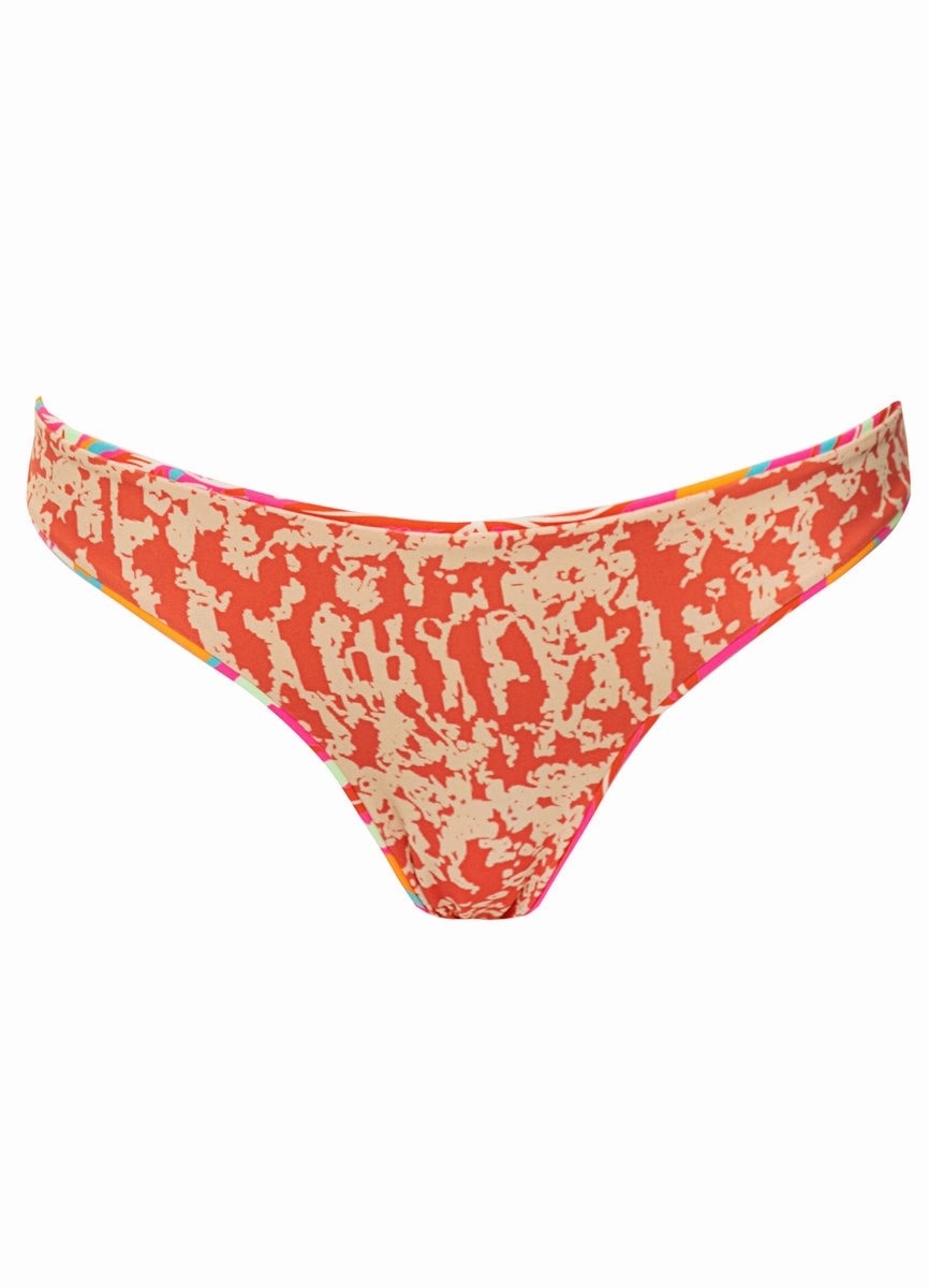 Maaji Jungle Groove Flirt Low Rise Thin Side Bikini Bottom