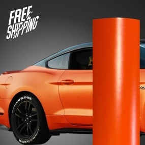 Matte Orange Vinyl Wrap