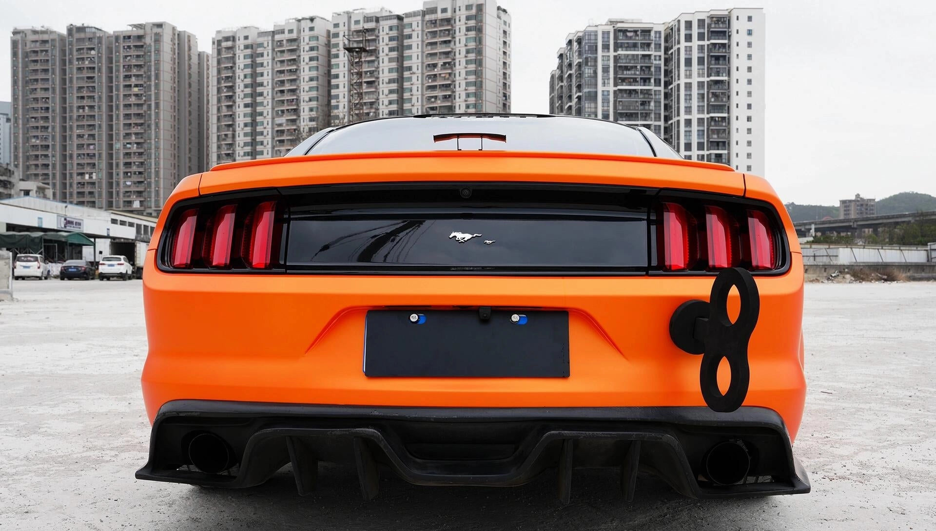 Matte Orange Vinyl Wrap