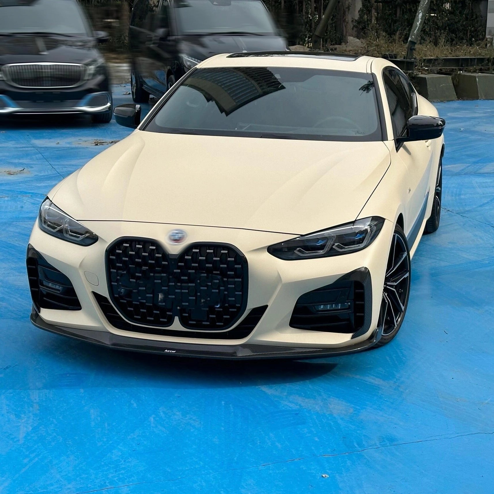 Matte Tan Yellow Vinyl Wrap