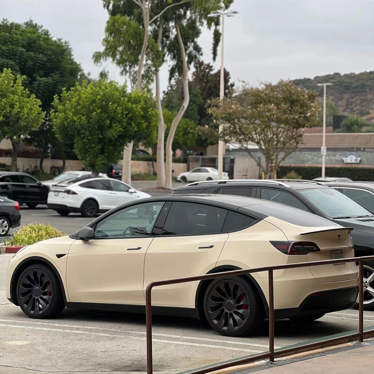 Matte Tan Yellow Vinyl Wrap