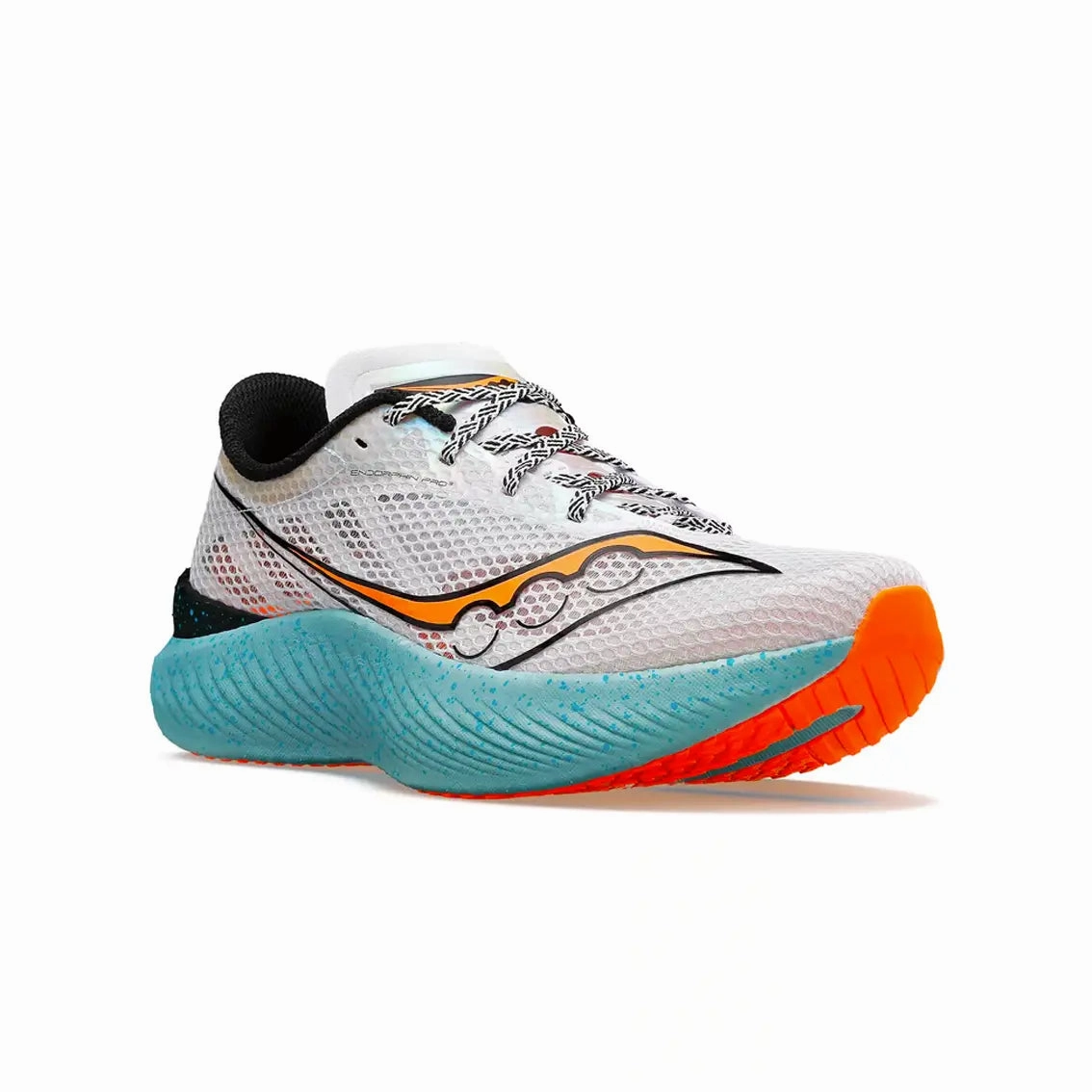 Mens Saucony Endorphin Pro 3 - Fog / Vizi Orange