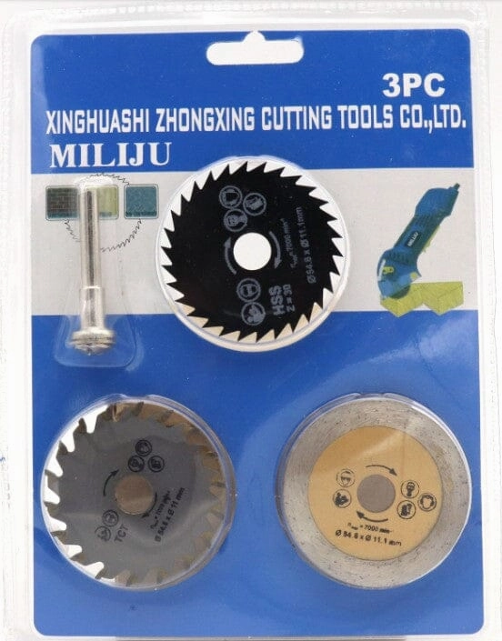 Miliju HSS Saw Blades 3pcs (HSS/TCT/DB)