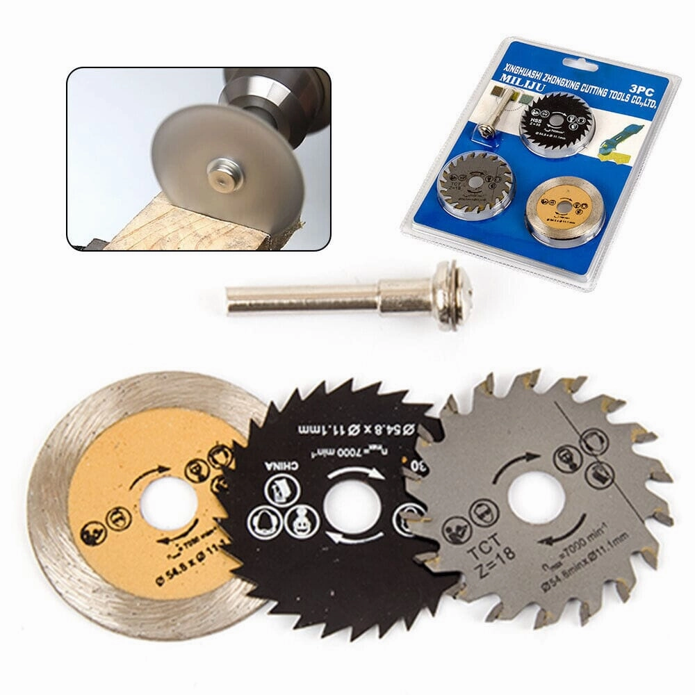 Miliju HSS Saw Blades 3pcs (HSS/TCT/DB)