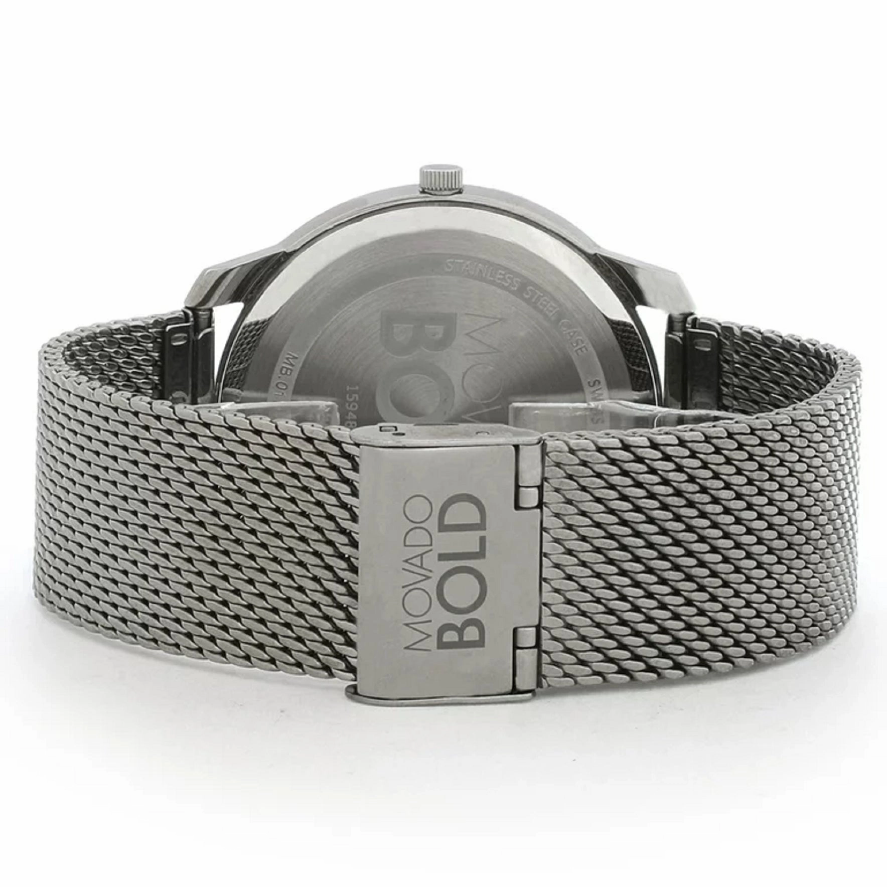 Movado 3600599 Men's BOLD Stainless-Steel Watch, Gunmetal