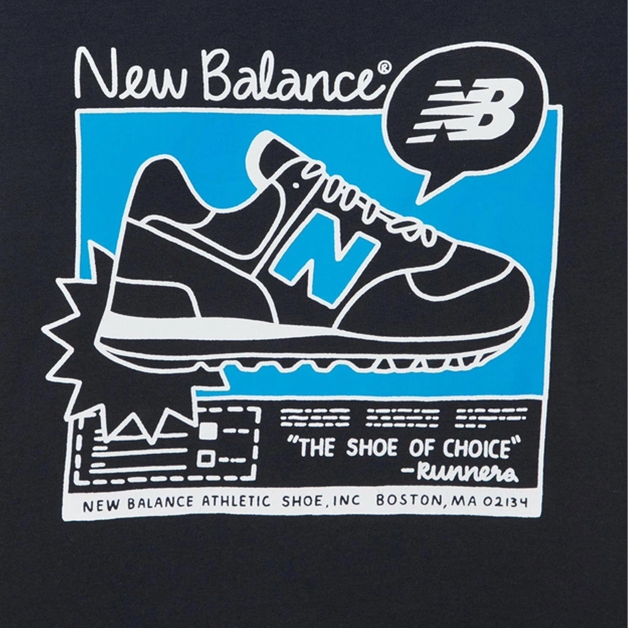 New Balance | ADVERT GRAPHICS T-SHIRT  { BLACK