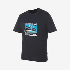 New Balance | ADVERT GRAPHICS T-SHIRT  { BLACK