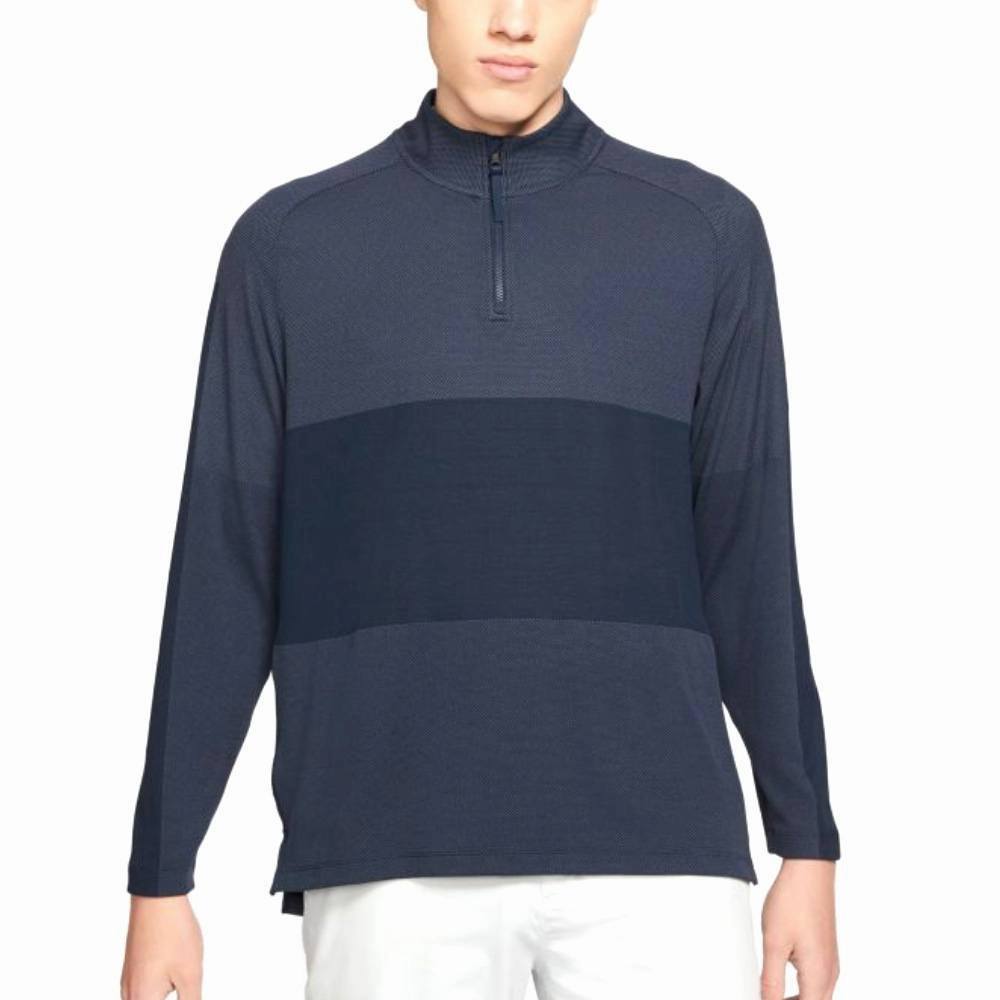Nike Dri-FIT Vapor 1/2 Zip Golf Pullover Obsidian/Thunder Blue/Black - FW21 Men