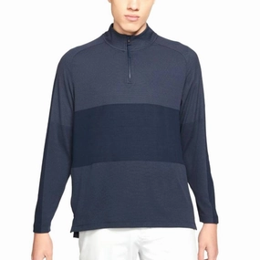 Nike Dri-FIT Vapor 1/2 Zip Golf Pullover Obsidian/Thunder Blue/Black - FW21 Men