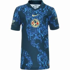 Nike Youth Club America Away Jersey 24/25 (Valerian Blue/Lemon Chiffon)