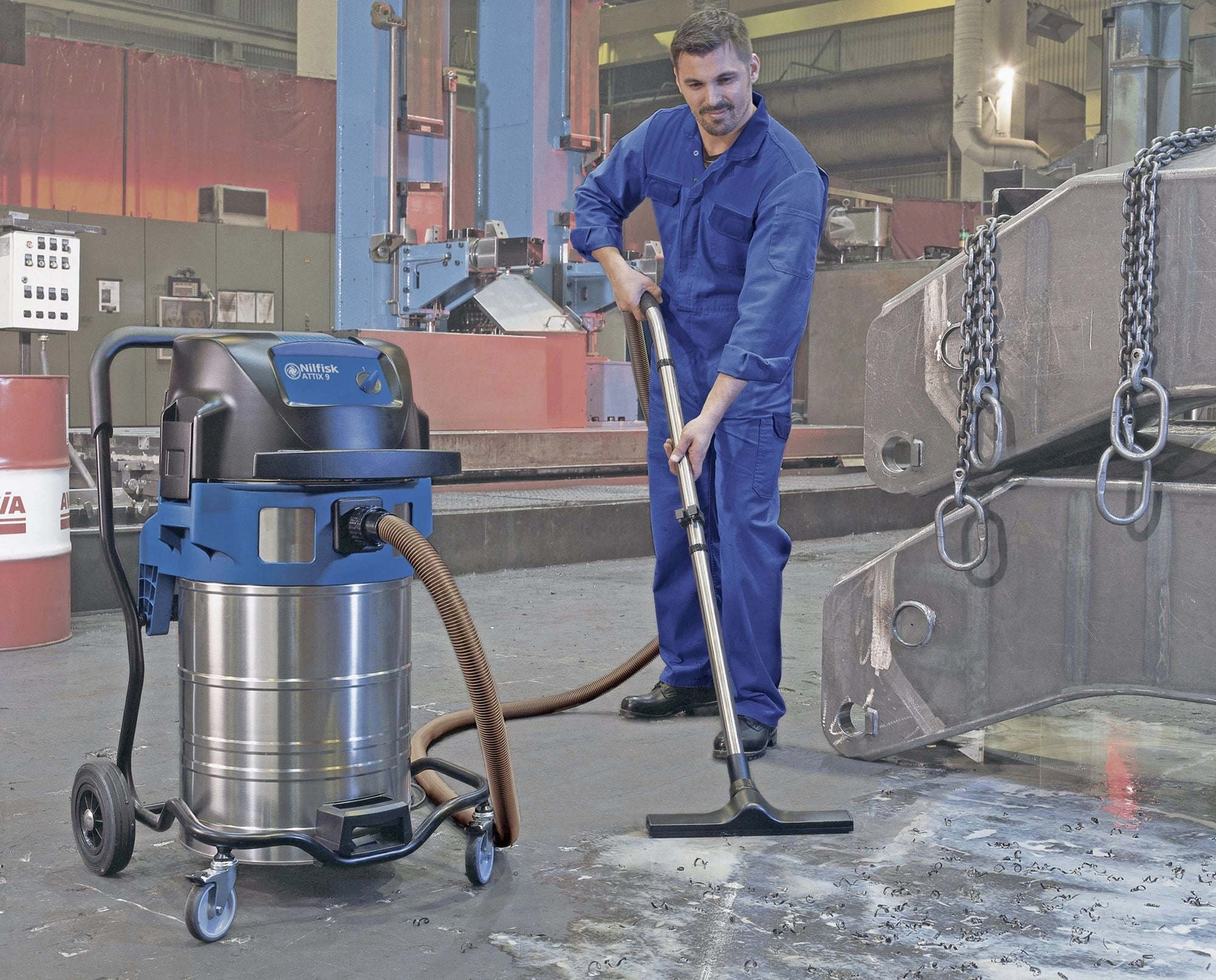 Nilfisk ATTIX 961-01 Two-Motor Driven Industrial Wet & Dry Vacuum Cleaners | Model : ATTIX 961-01