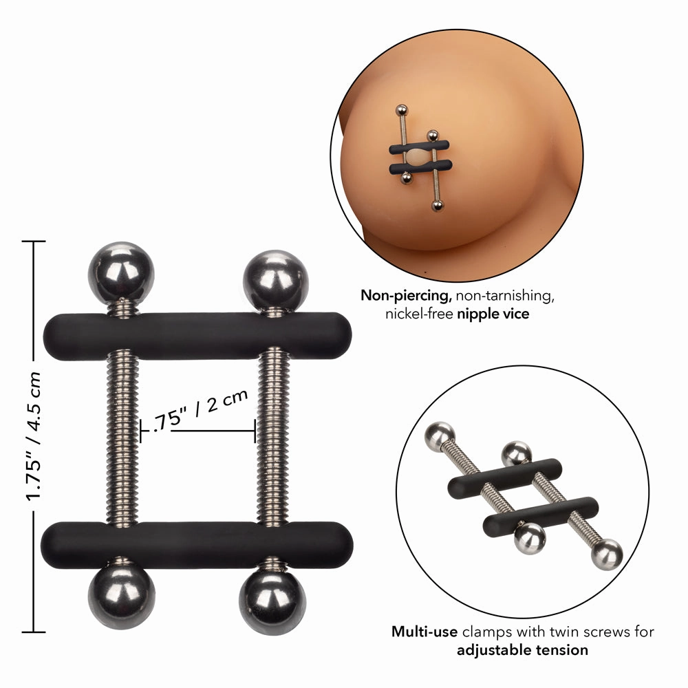 Nipple Grips Power Grip Rubber Crossbar Nipple Vices