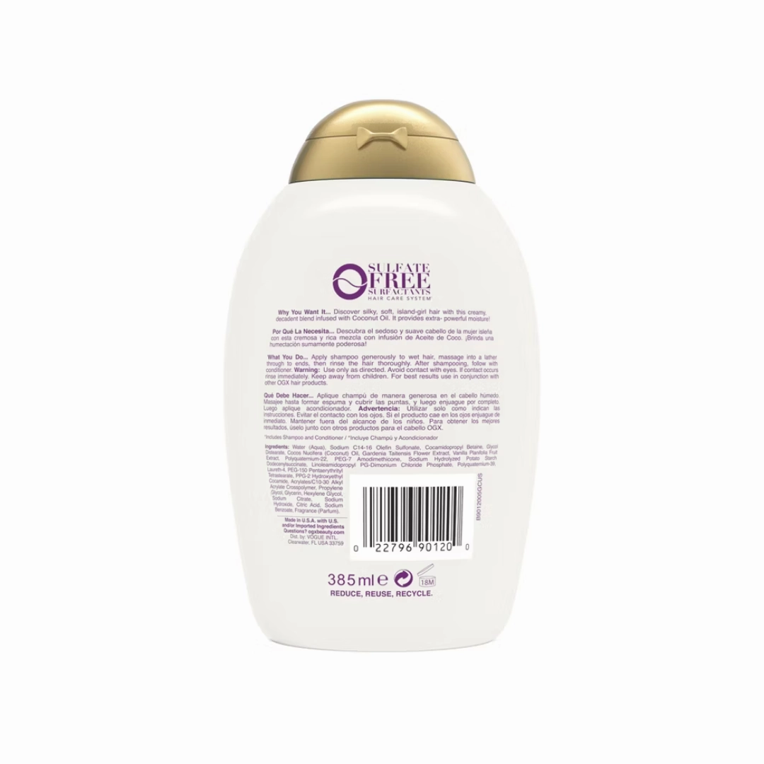 OGX Extra Strength Damage Remedy   Coconut Miracle Shampoo - 13 oz