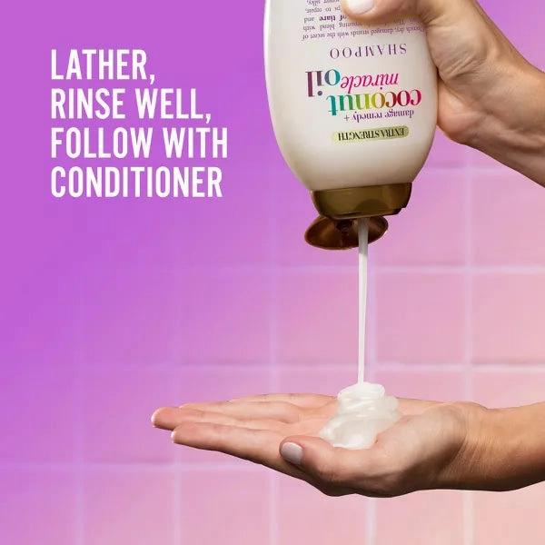 OGX Extra Strength Damage Remedy   Coconut Miracle Shampoo - 13 oz