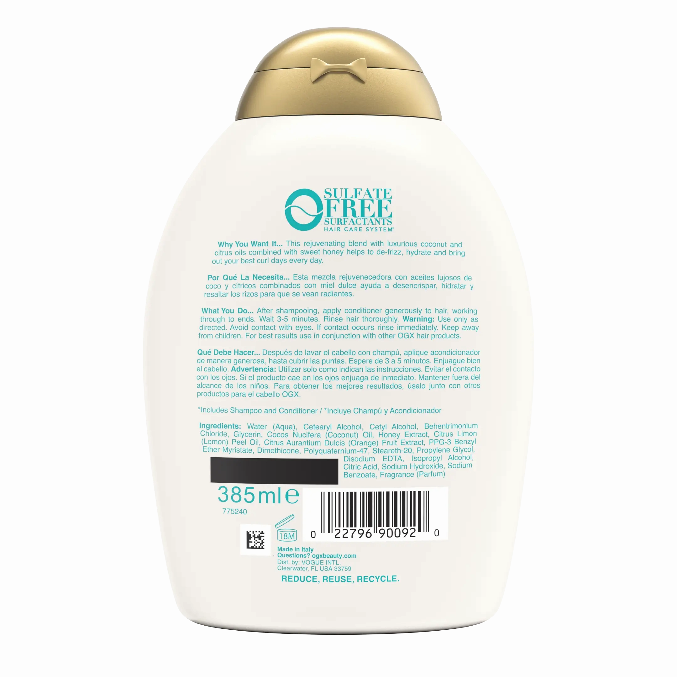 OGX Quenching   Coconut Curls Conditioner - 13 oz