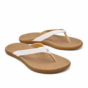 Olukai Honu Br.White/Golden Sand Women's