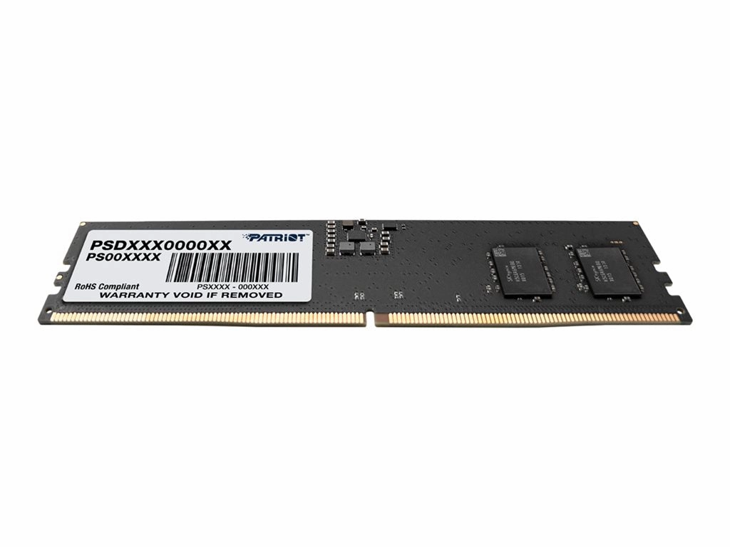 Patriot Signature Line - DDR5 - module - 32 GB - DIMM 288-pin - 5200 MHz / PC5-41600 - CL42 - 1.1 V - unbuffered - on-die ECC PSD532G52002