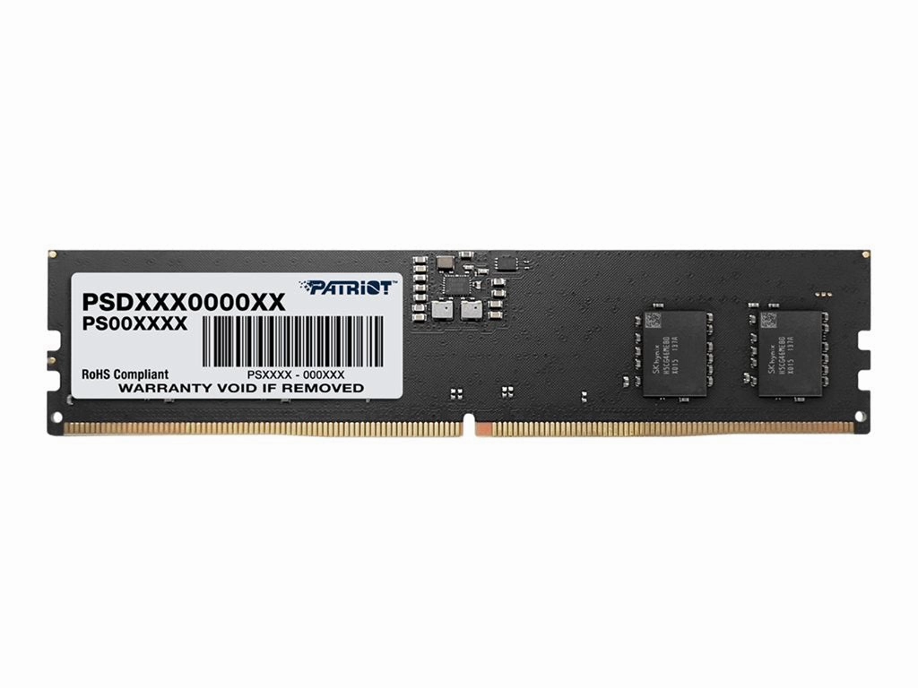 Patriot Signature Line - DDR5 - module - 32 GB - DIMM 288-pin - 5200 MHz / PC5-41600 - CL42 - 1.1 V - unbuffered - on-die ECC PSD532G52002