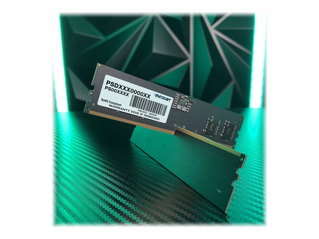 Patriot Signature Line - DDR5 - module - 32 GB - DIMM 288-pin - 5200 MHz / PC5-41600 - CL42 - 1.1 V - unbuffered - on-die ECC PSD532G52002
