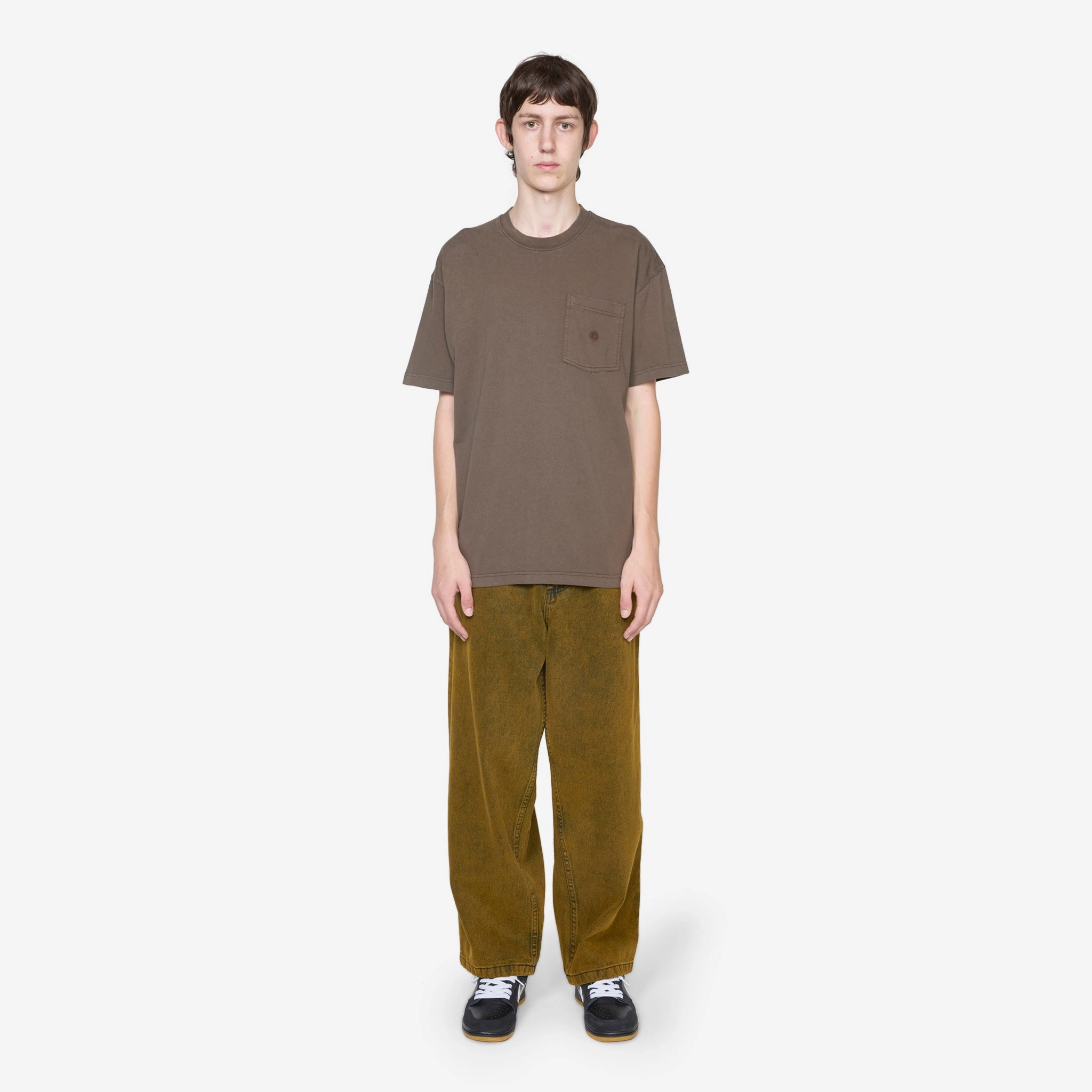 Pocket T-Shirt Brown