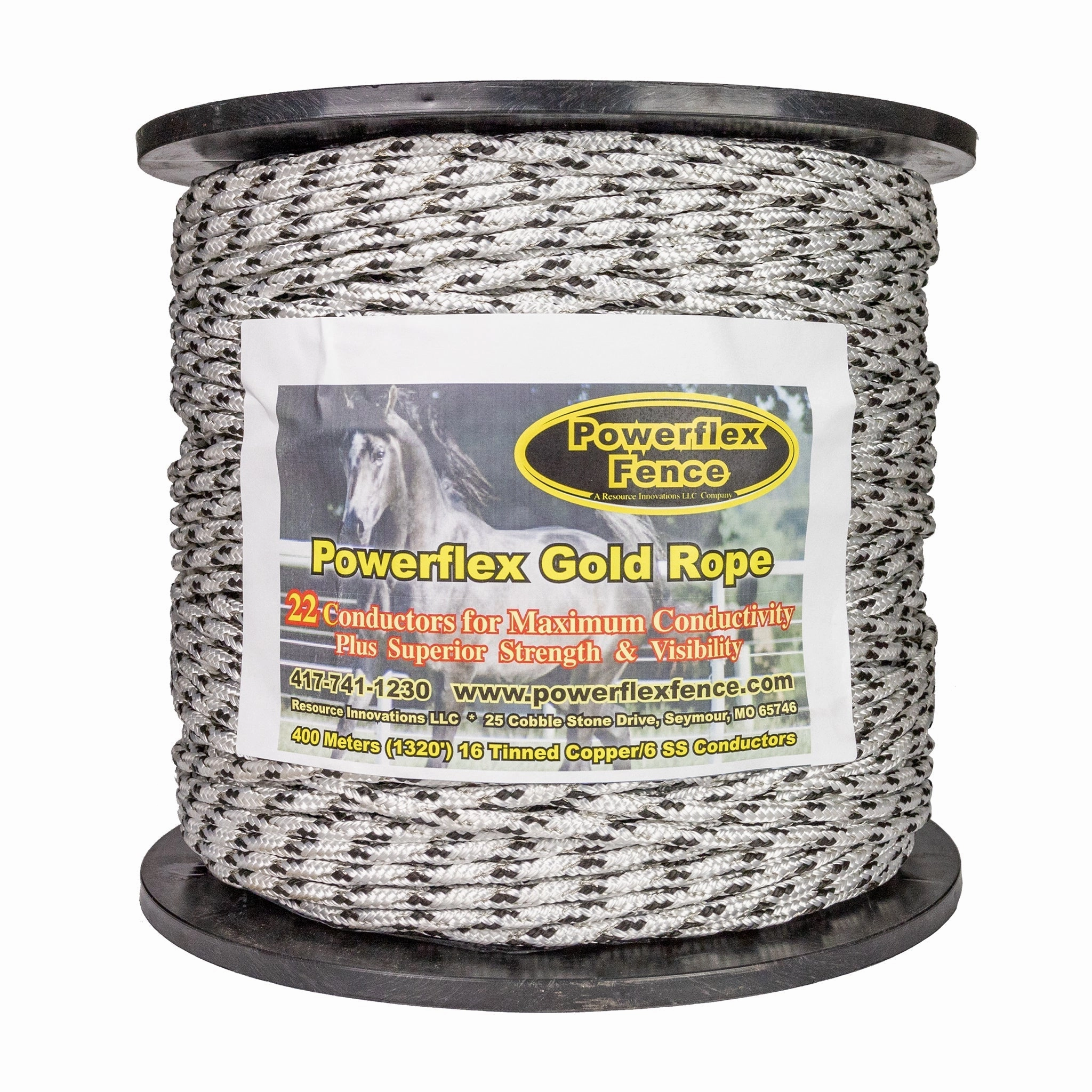 Powerflex Polybraid Gold Rope