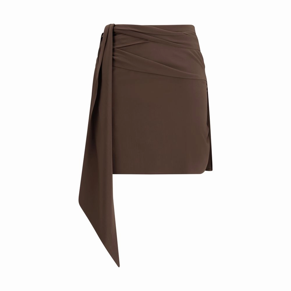Prada Crepe de chine Mini Women's Skirt