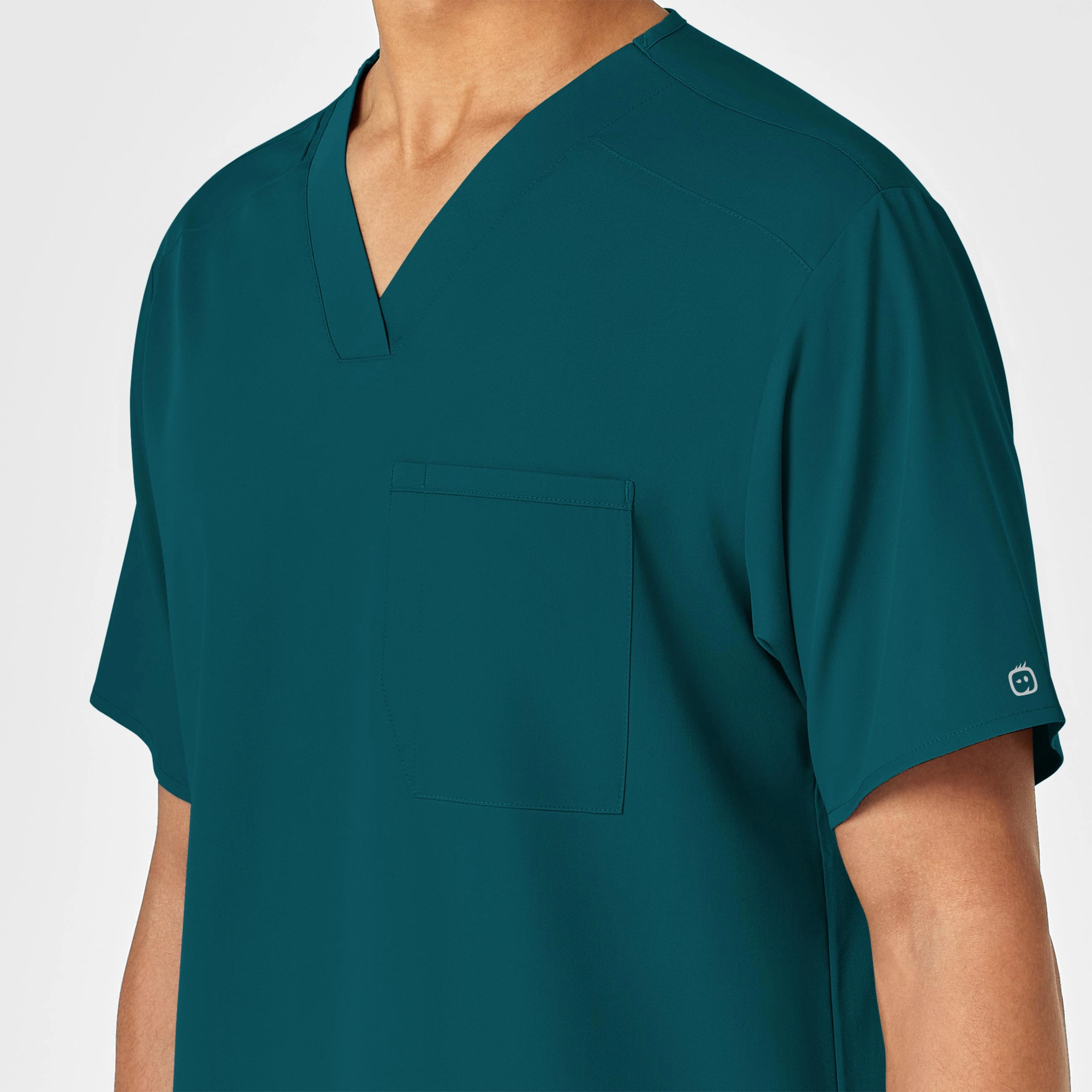 PRO Men's V-Neck Scrub Top - Caribbean