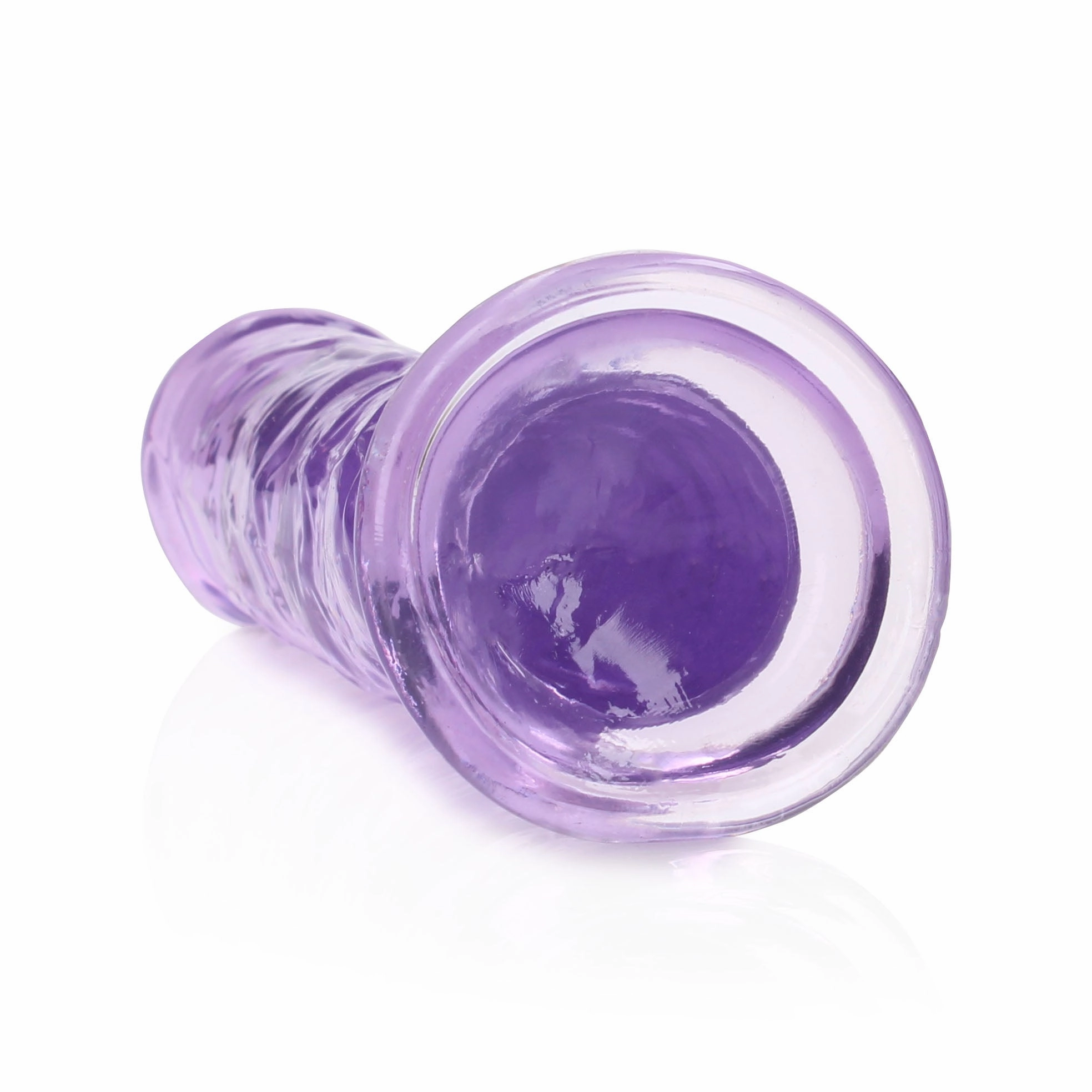 RealRock Crystal Clear 7" Jelly Dildo With Suction Cup