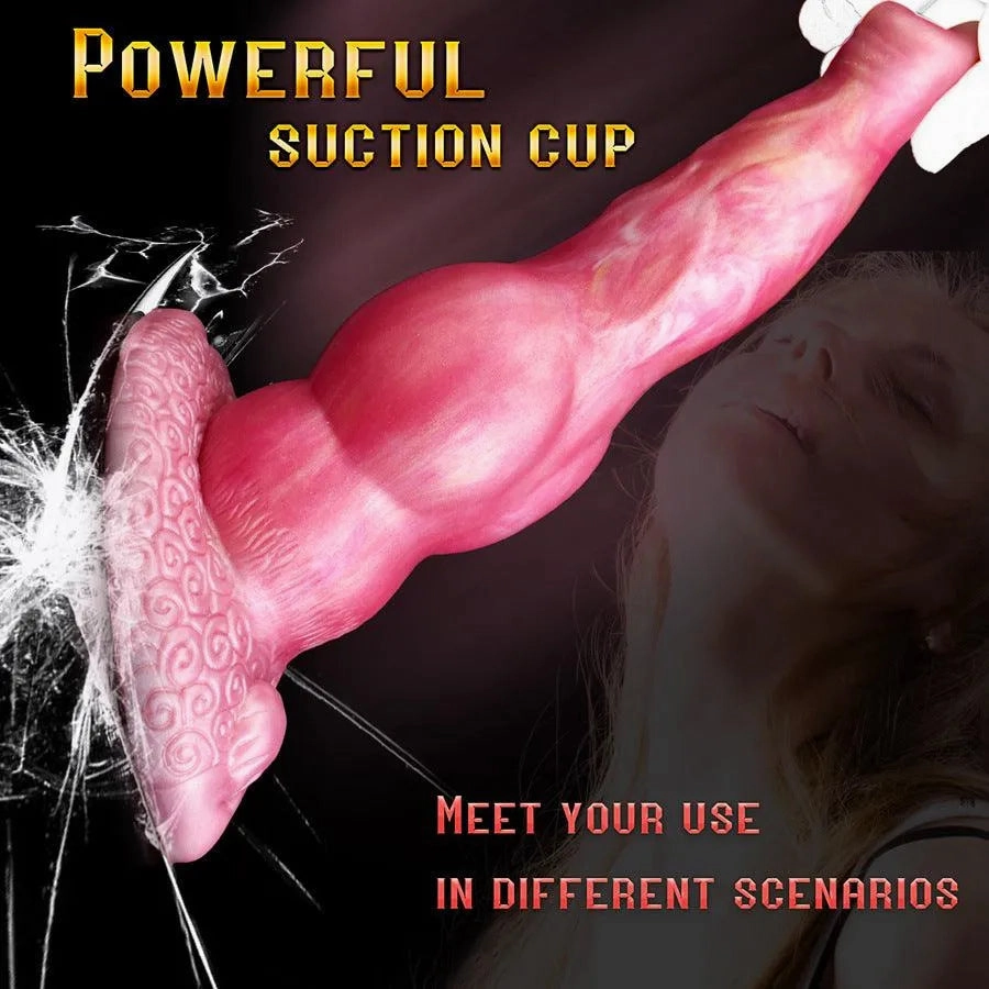 Remote Control Thrusting Knot Dildo Sex Toy