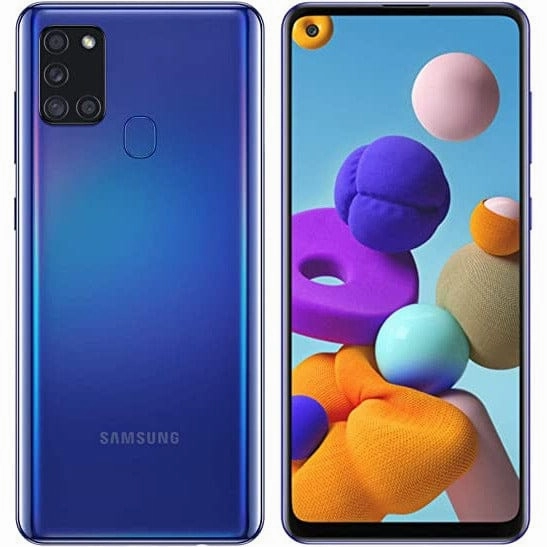 Samsung Galaxy A21s, Unlocked, Blue, 64 GB, 6.5 in