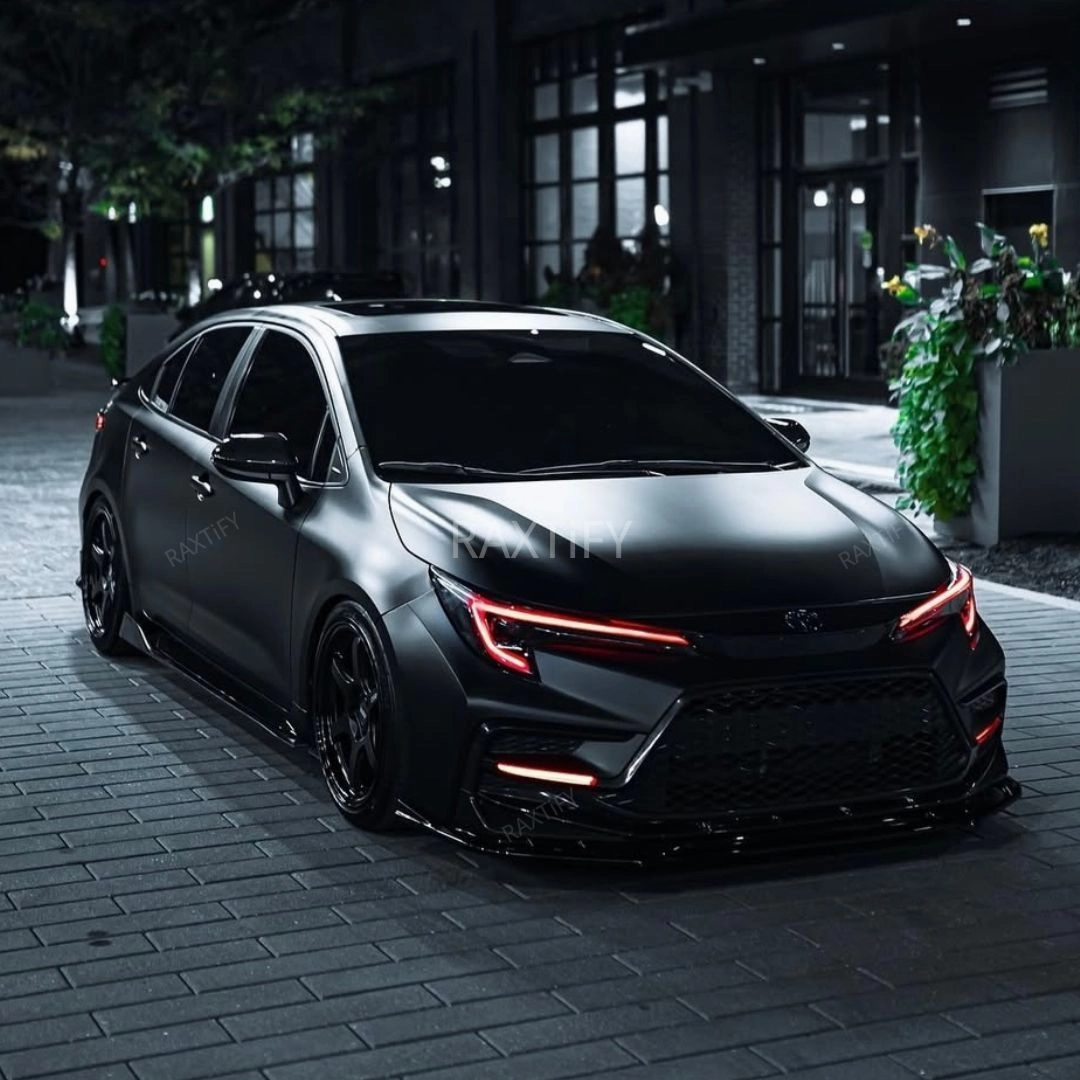 Satin Chrome Vantablack Vinyl Wrap