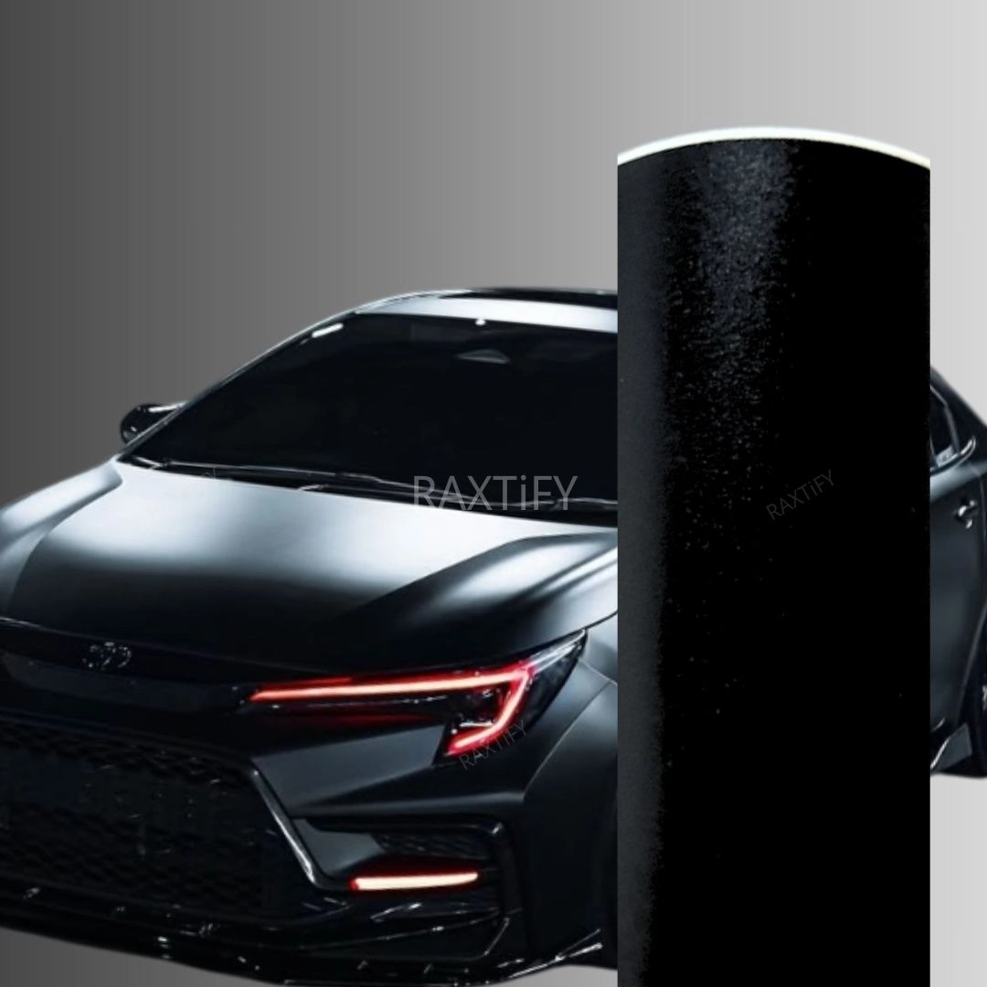 Satin Chrome Vantablack Vinyl Wrap