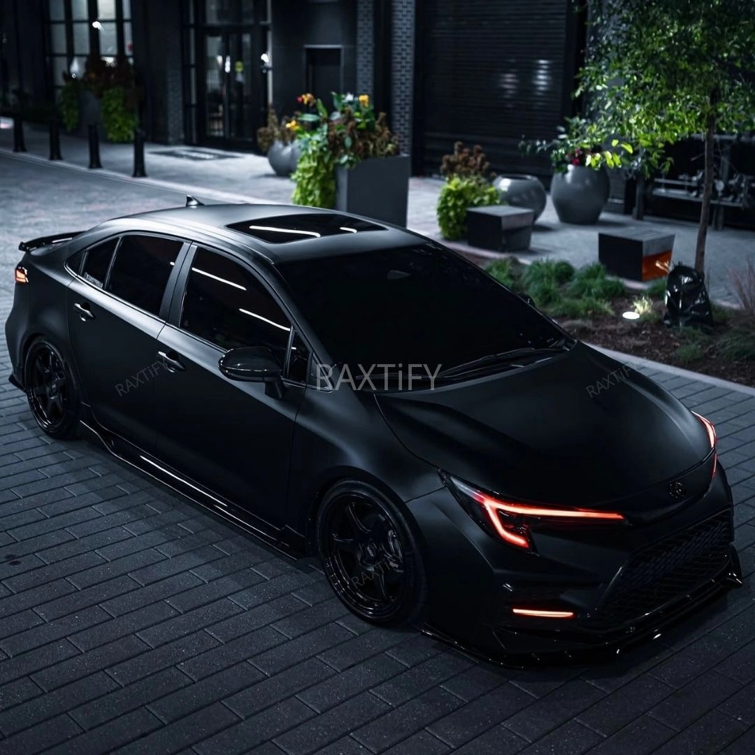 Satin Chrome Vantablack Vinyl Wrap
