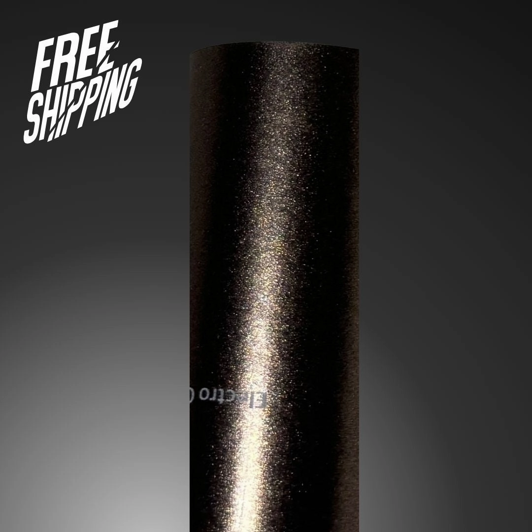 Satin Metallic Brown Gray Vinyl Wrap