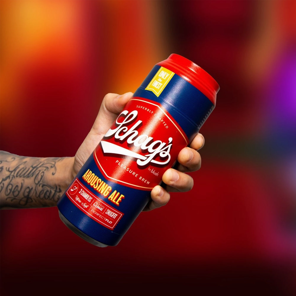 Schag's Arousing Ale Self-Lubricating Beer Can Masturbator