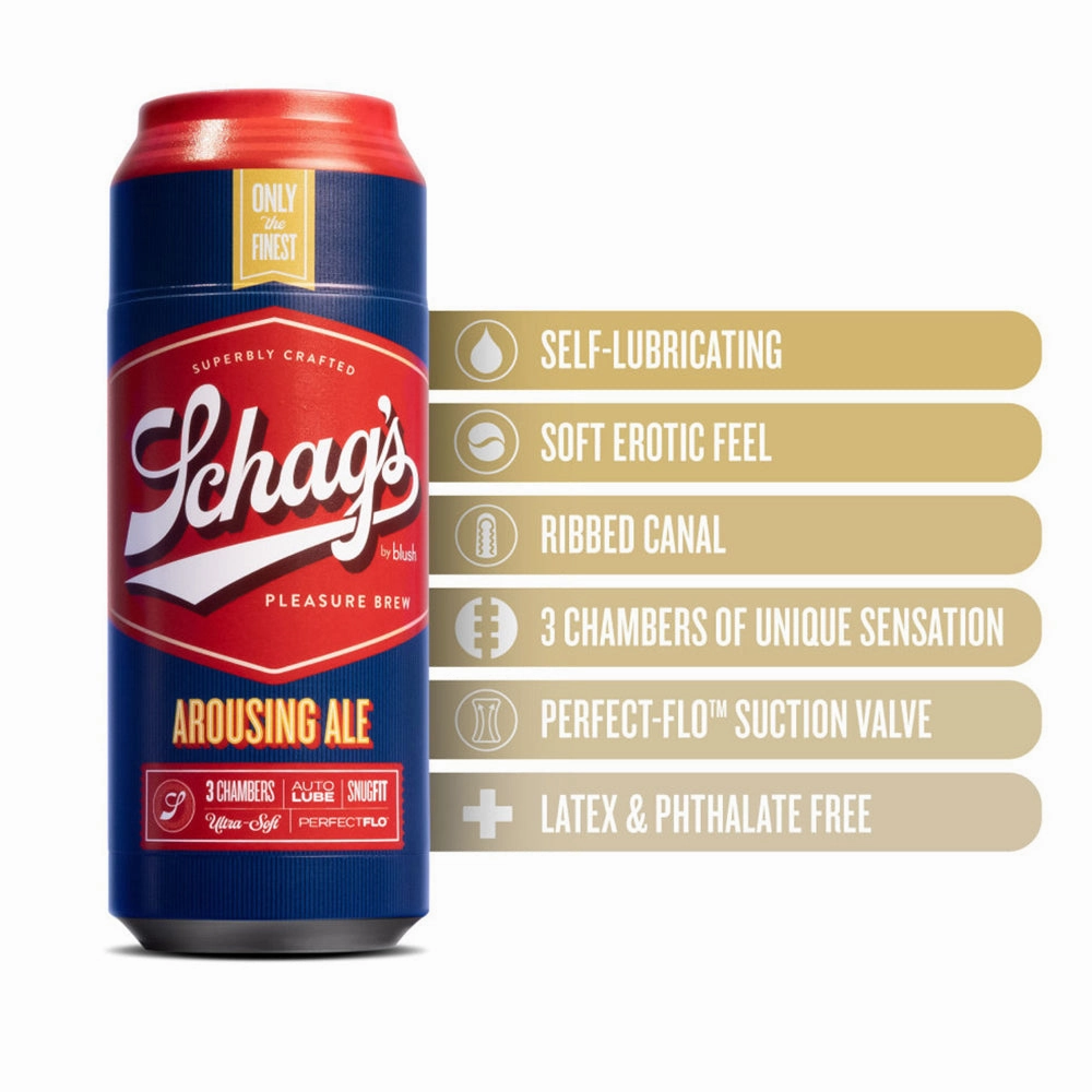 Schag's Arousing Ale Self-Lubricating Beer Can Masturbator