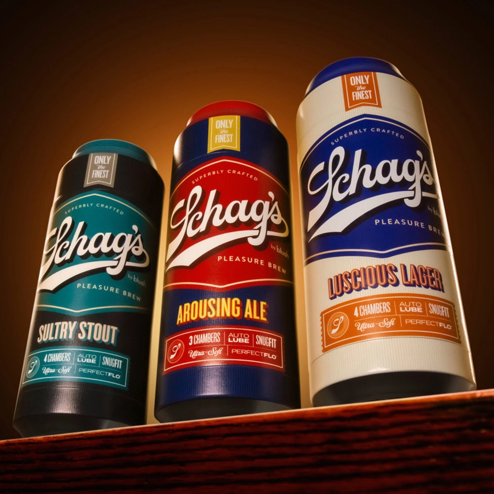 Schag's Arousing Ale Self-Lubricating Beer Can Masturbator