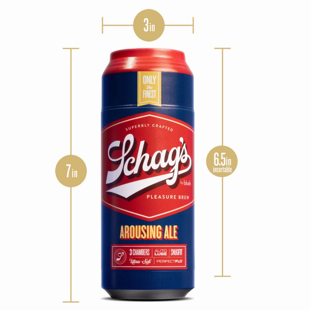 Schag's Arousing Ale Self-Lubricating Beer Can Masturbator