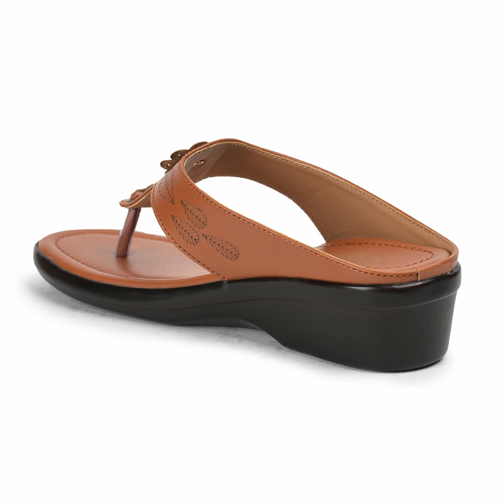 Senorita By Liberty Ladies LAF-1123 Tan Casual Slipper