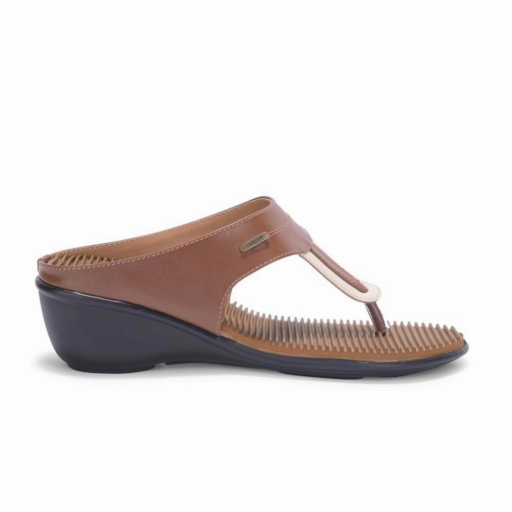 Senorita By Liberty Women JD-23 Tan Casual Slipper
