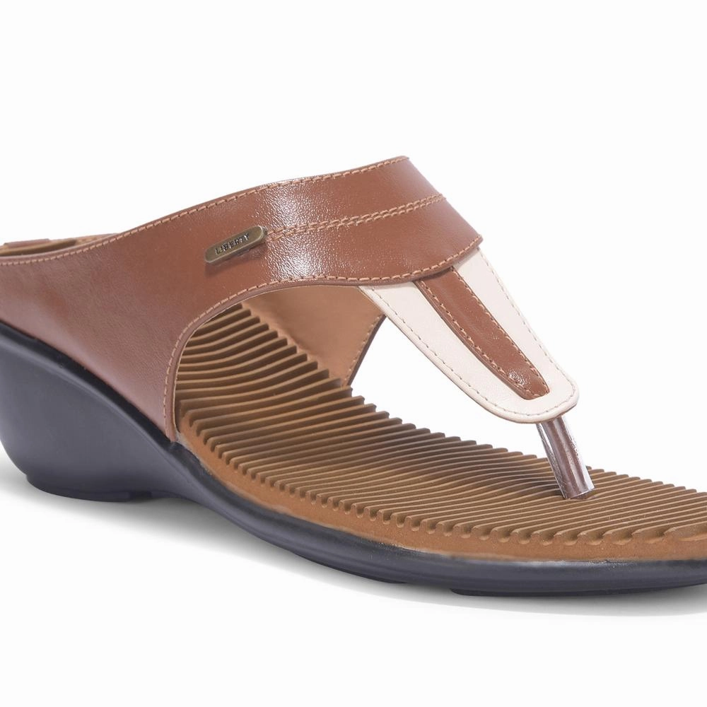 Senorita By Liberty Women JD-23 Tan Casual Slipper