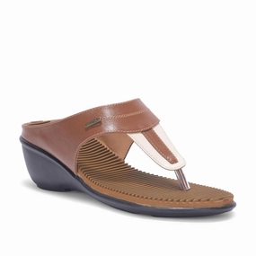 Senorita By Liberty Women JD-23 Tan Casual Slipper