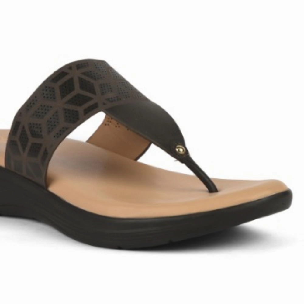 Senorita Casual (Brown) Slipper For Ladies SMT-6 By Liberty