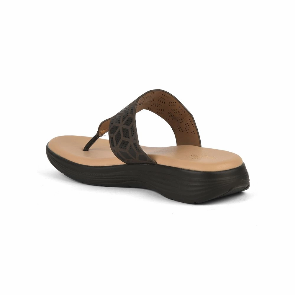 Senorita Casual (Brown) Slipper For Ladies SMT-6 By Liberty