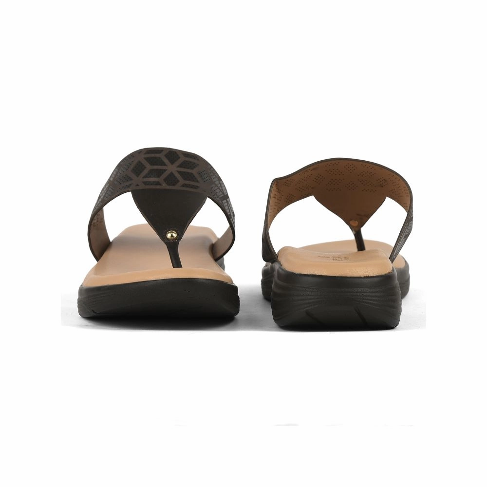 Senorita Casual (Brown) Slipper For Ladies SMT-6 By Liberty